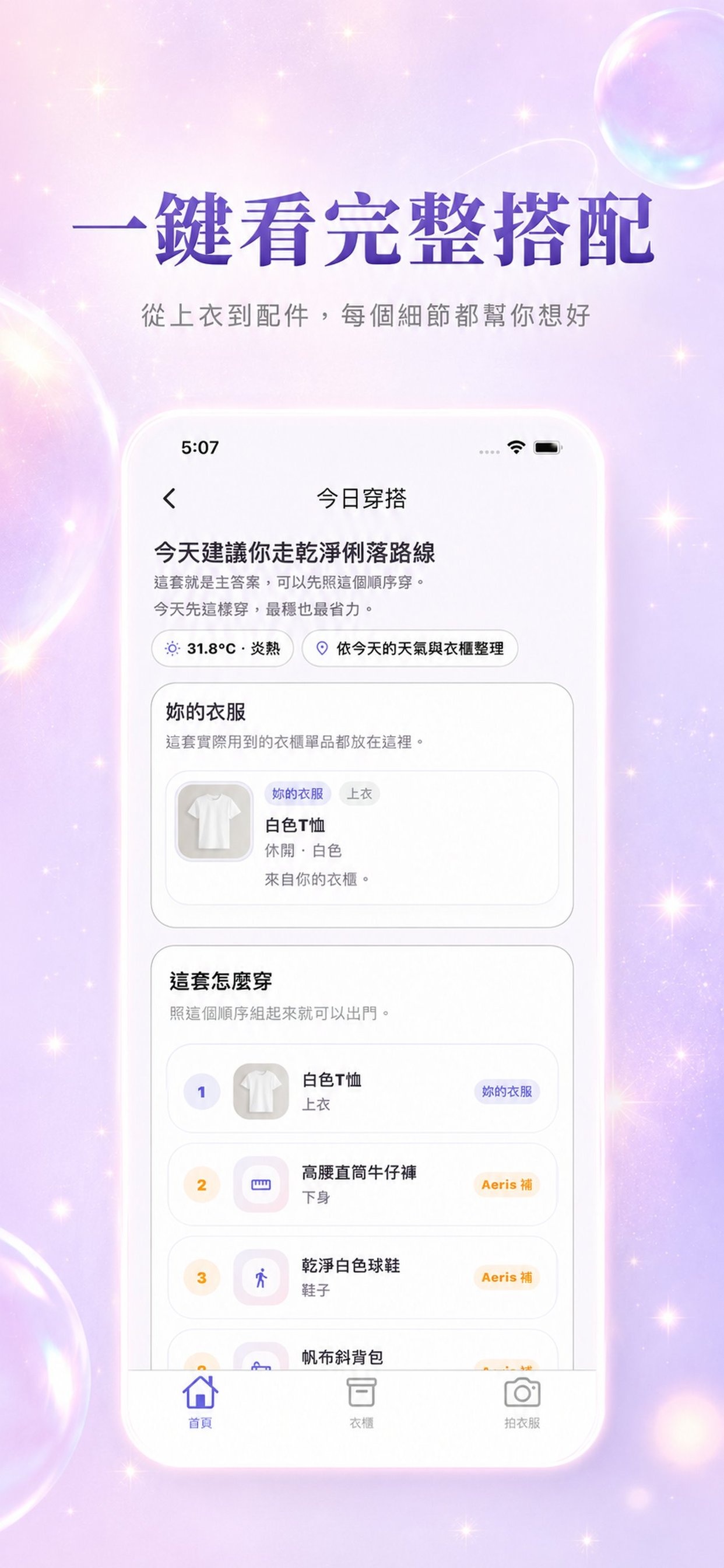 完整搭配畫面